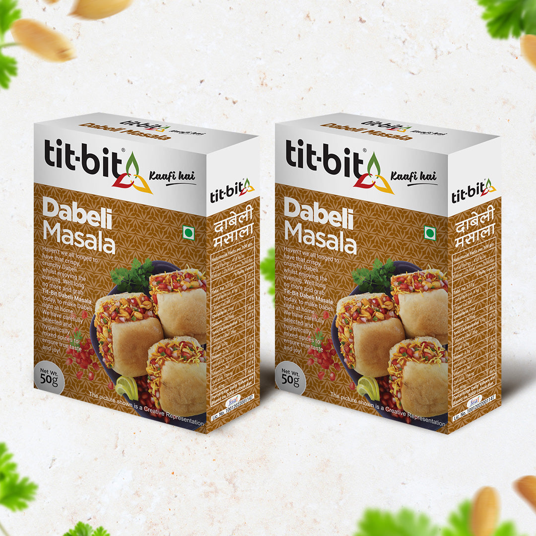 Tit-Bit Dabeli Masala-50g Box (Pack of 2)