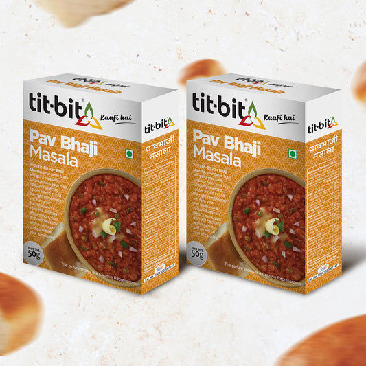 Tit-Bit Pav Bhaji Masala-50g Box (Pack of 2)