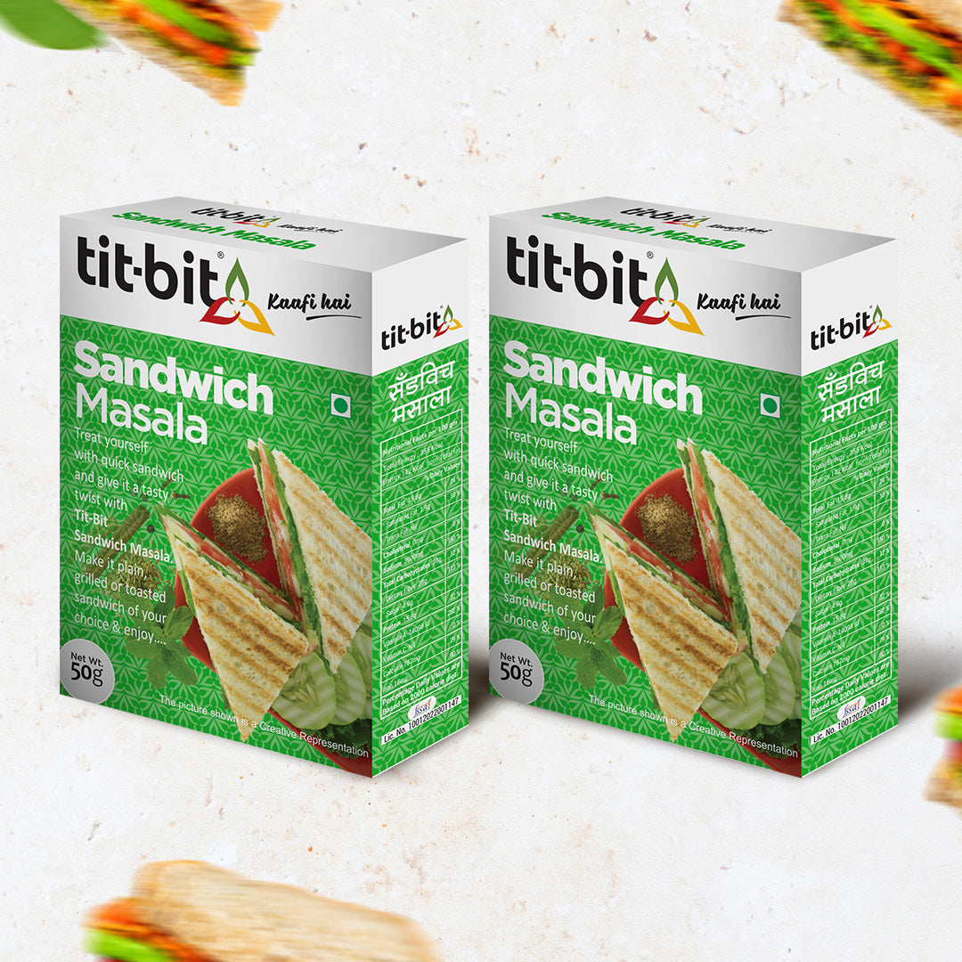 Tit-Bit Sandwich Masala-50g Box (Pack of 2)